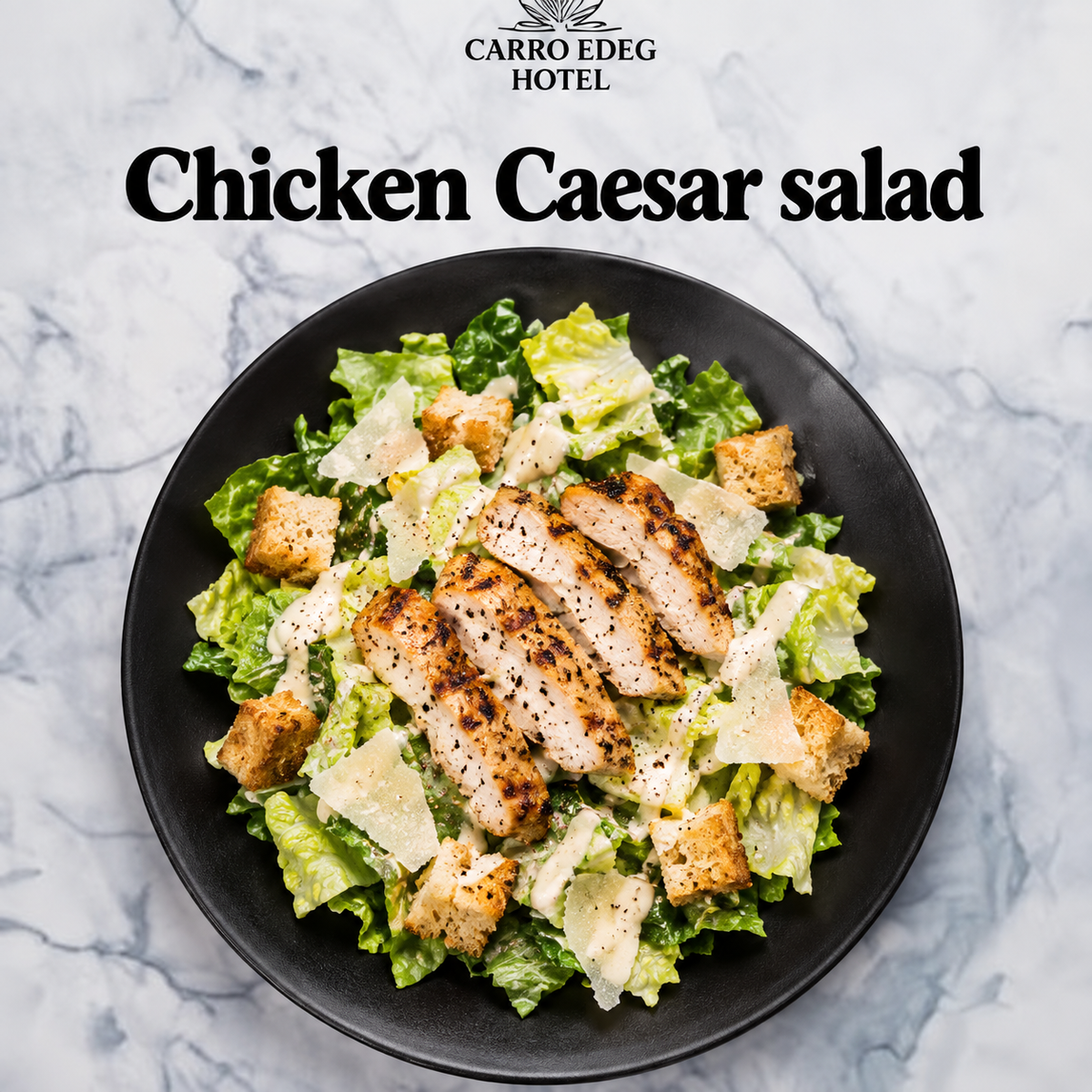 Chicken Caesar salad