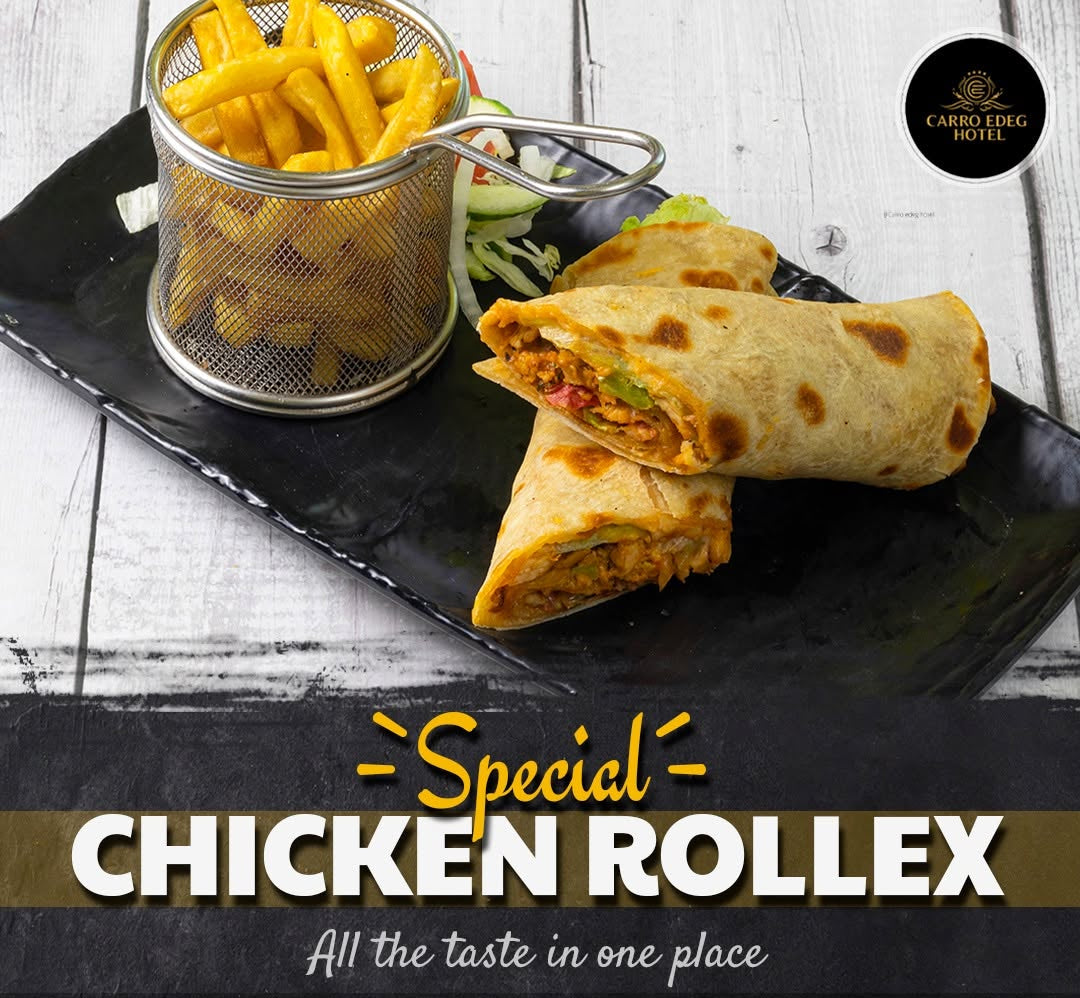 Chicken or Beef Rolled Chapatti
