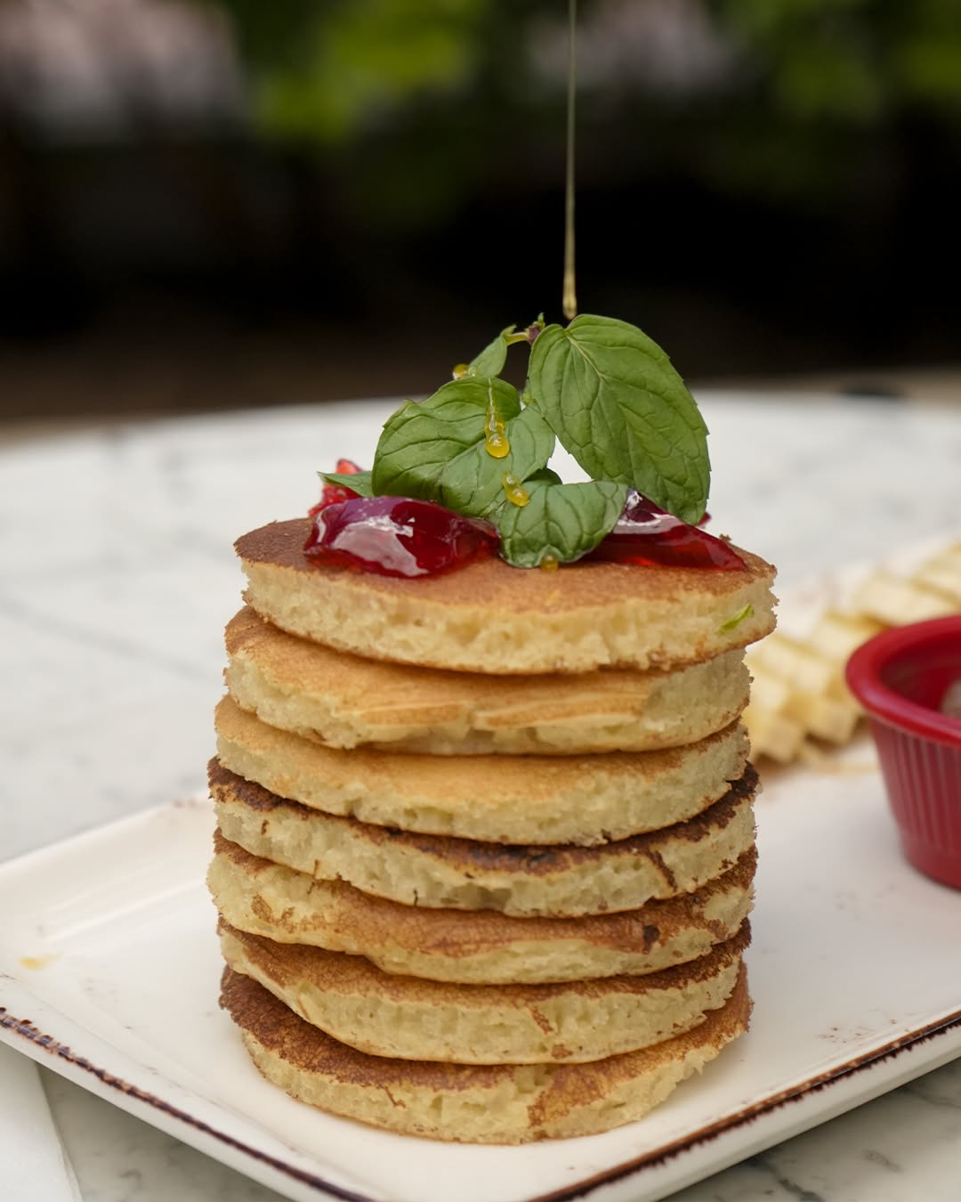 Chocolate Pancake Tower