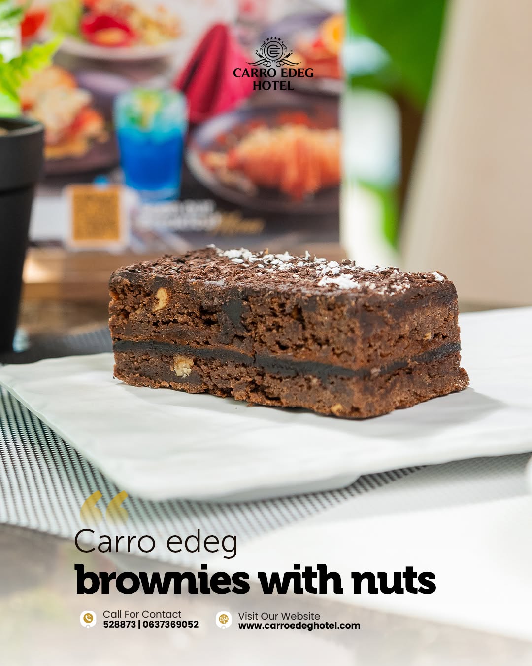 Brownies with nuts