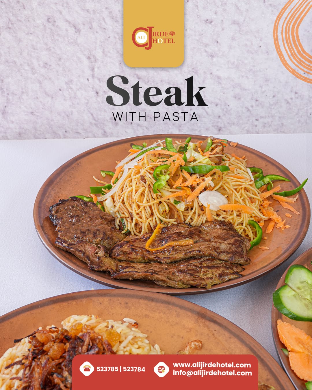 Spaghetti Strip Steak