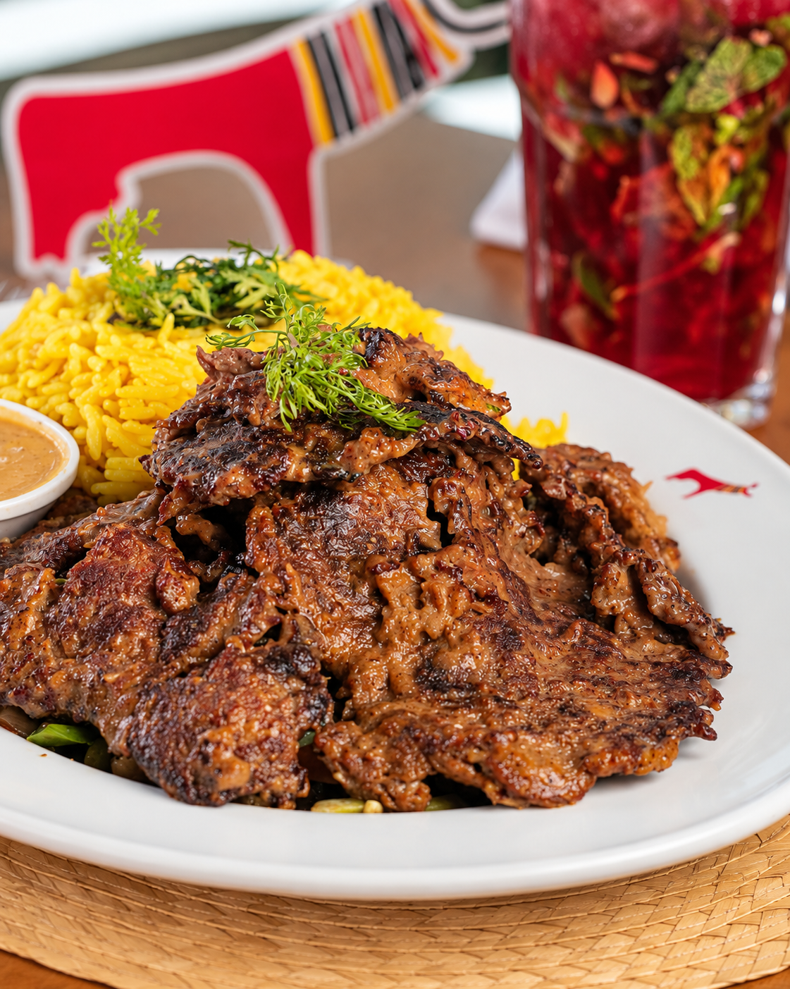 Camel Pepper Steak