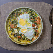 Spinach Omlette