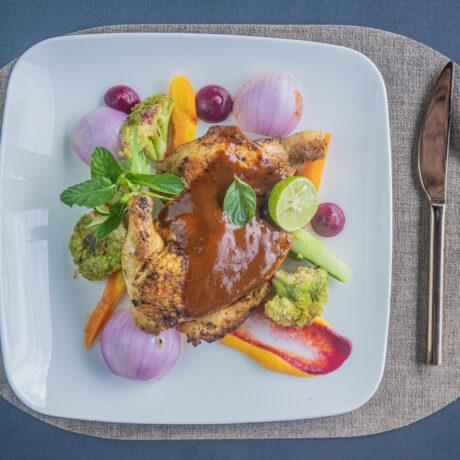 Half Grilled Chicken