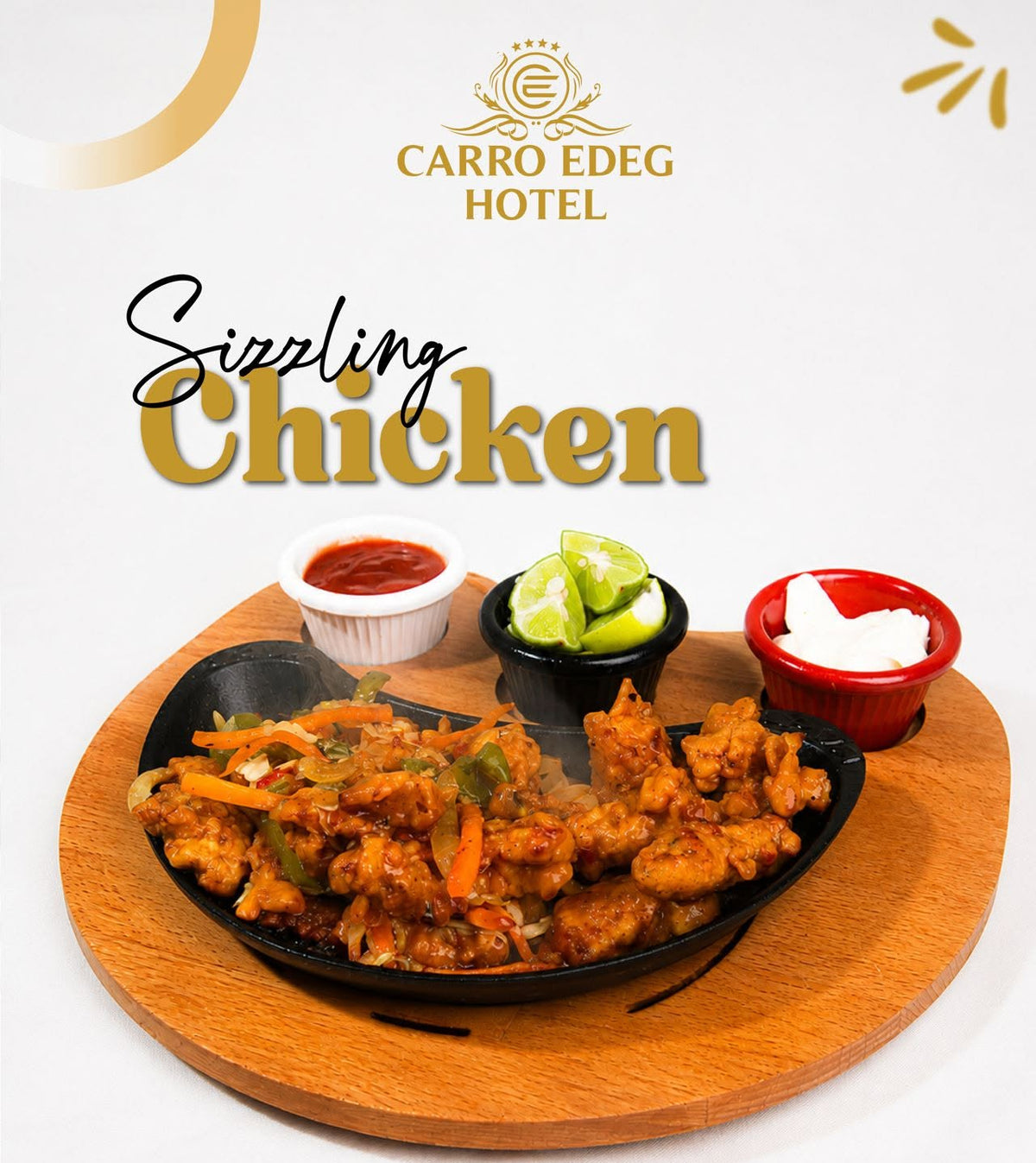 Sizzling chicken/Fish