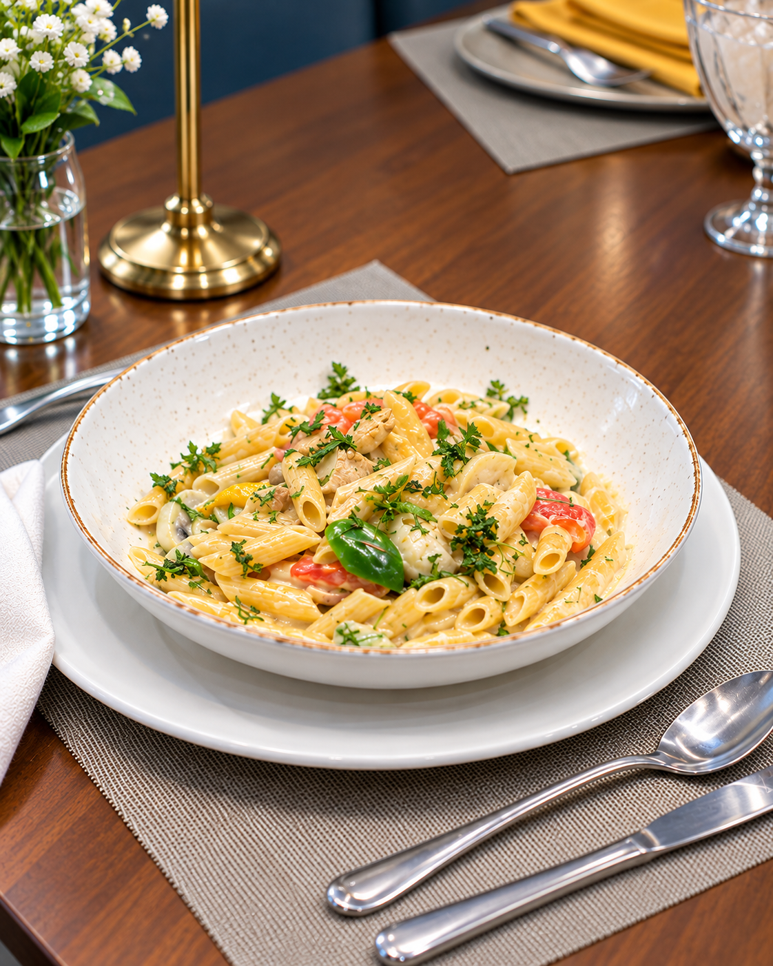 Penne Alfredo
