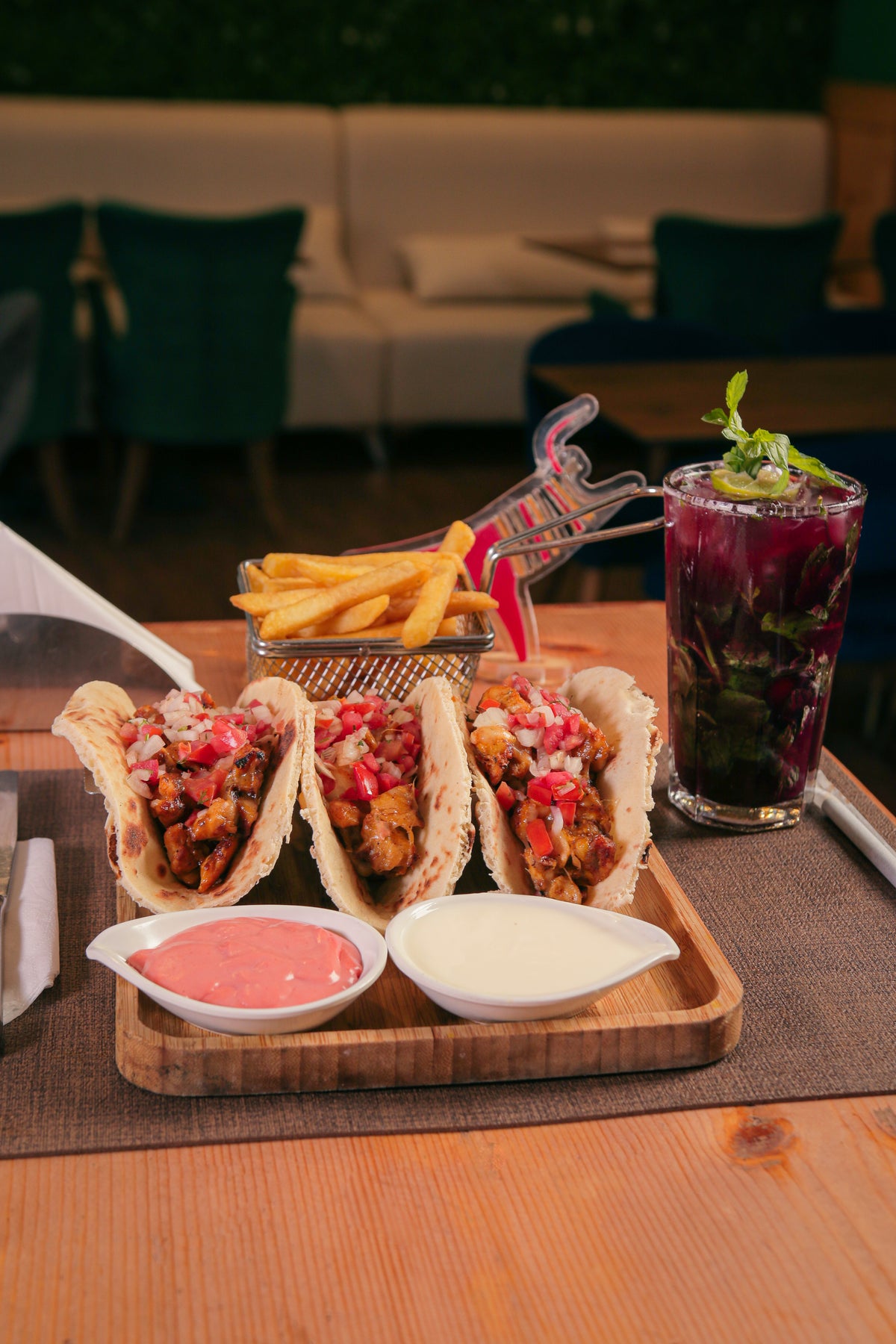 Chicken Soft Tacos