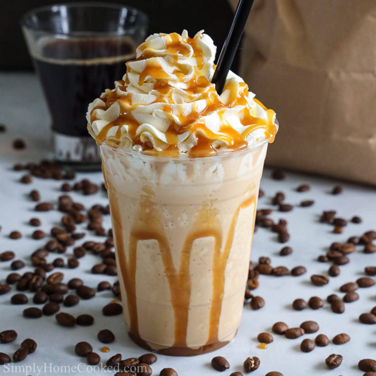 Caramel Ice Cream Frappe