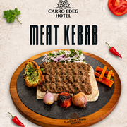 Meat kebab plate (single)