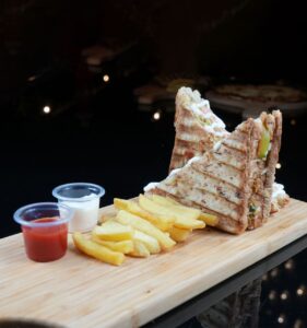 Variety of Club Sandwich