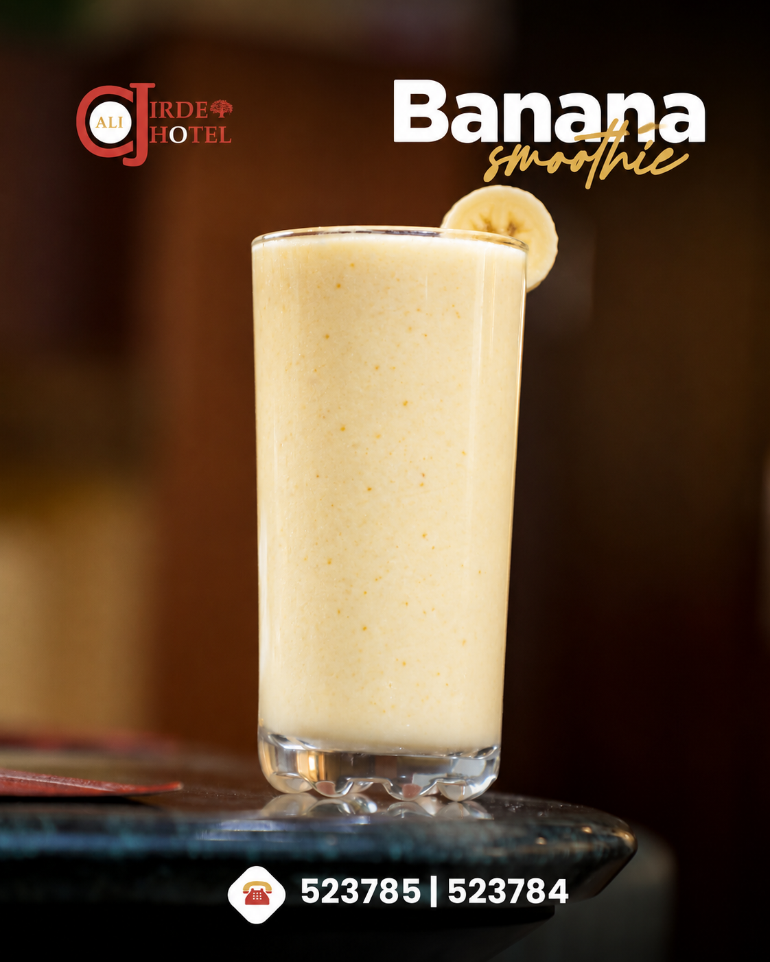 Banana smoothie/milkshake
