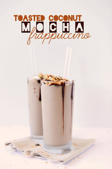 Coconut mocha frappe