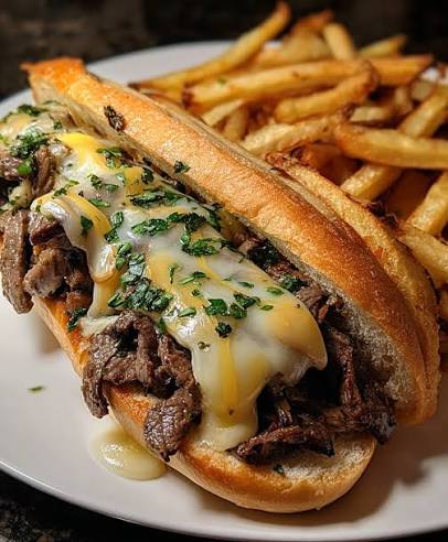 Steak Sandwich with cheese