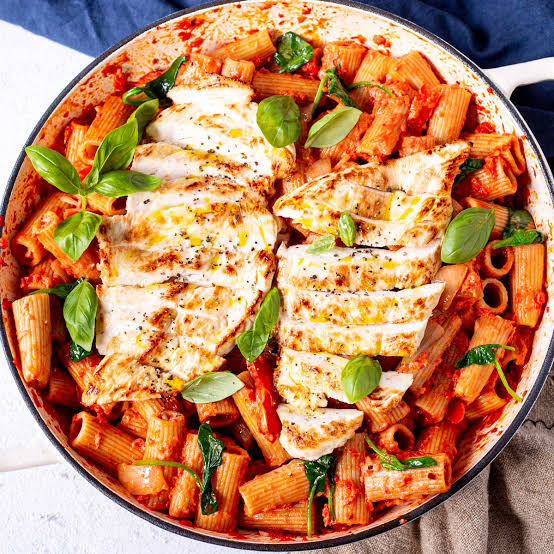 Penne Arrabbiata Fajita Chicken
